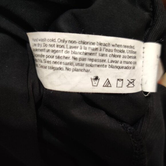 Flexees M womens shapewear slip black firm control bodysuit hook gusset 83053 - Picture 9 of 14